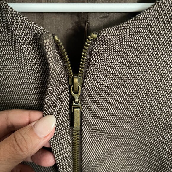 Evan Picone jacket size 8 brown/black - Picture 5 of 7